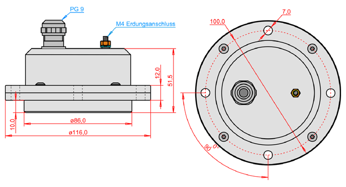 センサー外形図